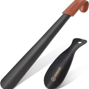 ZOMAKE Metal Shoe Horn Long Handle For Seniors