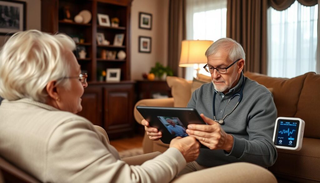Telehealth for geriatric care