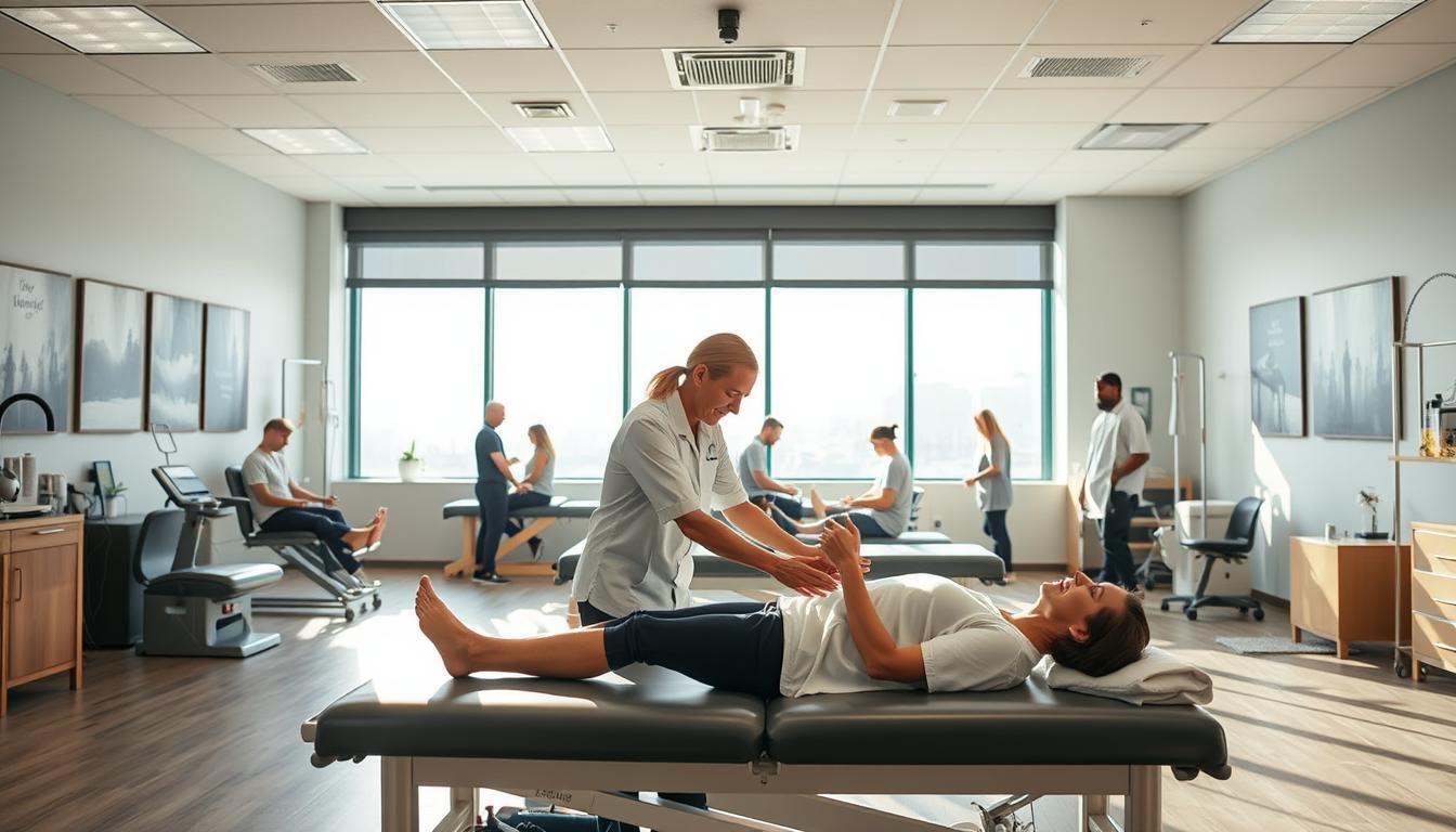 physical therapy session